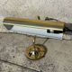 Pair of antique brass desk lamps, desk sconces.