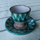 Set of 2 coquetiers Robert Picault Vallauris