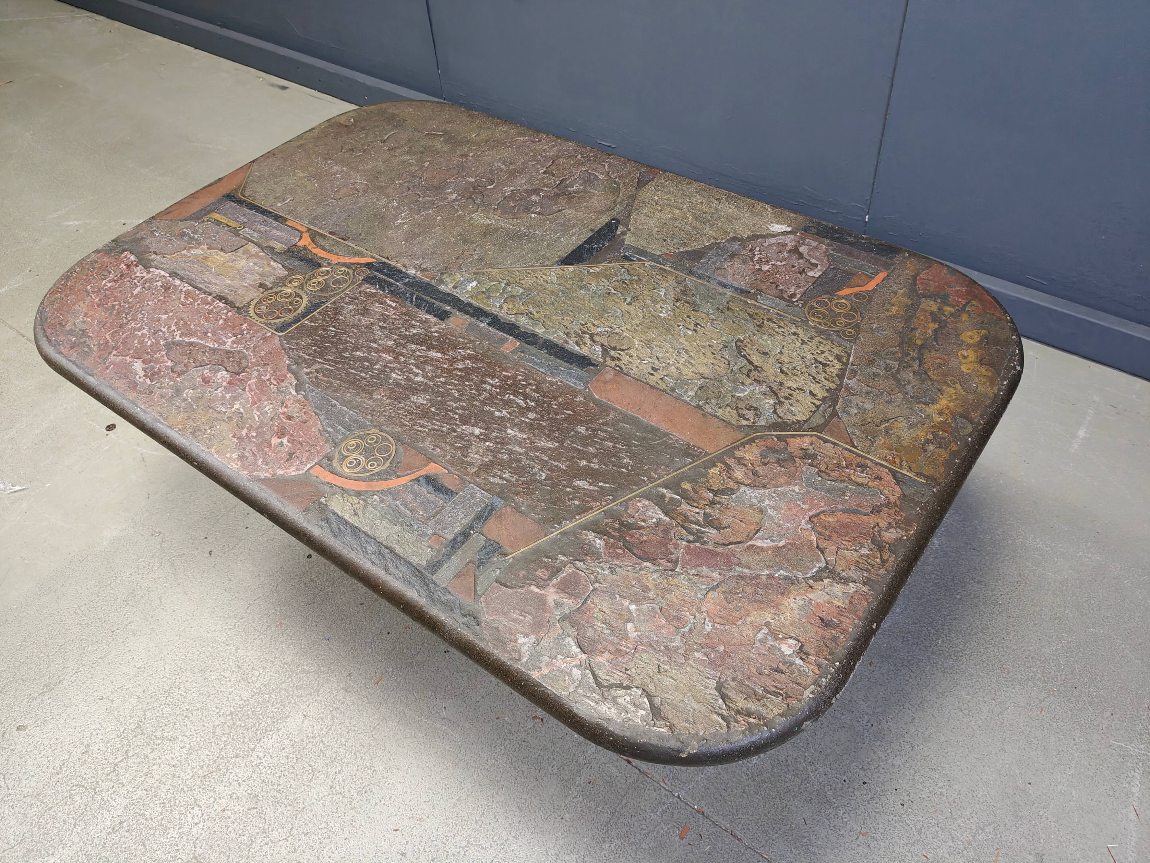 Table basse de Marcus Kingma, années 1980