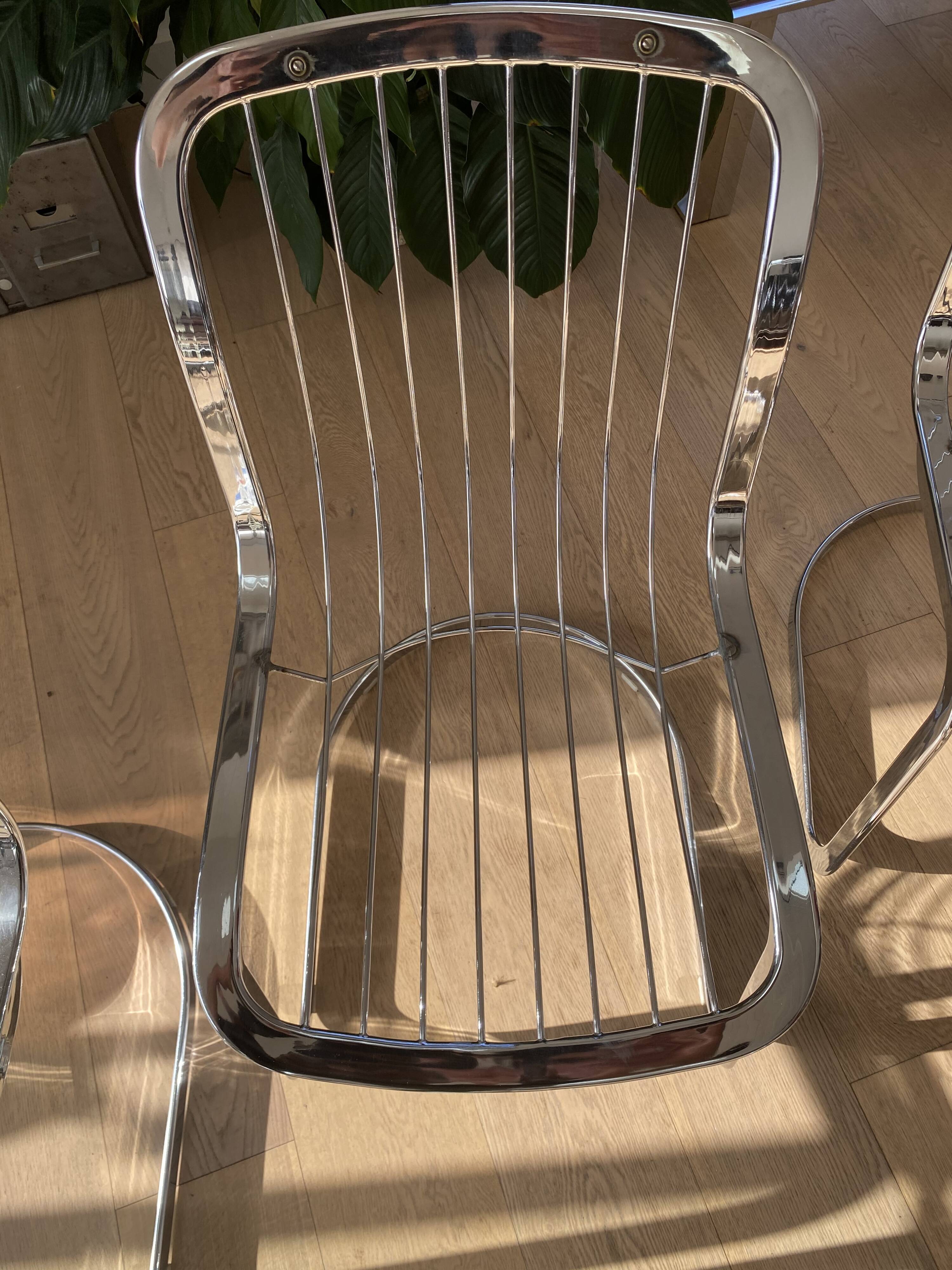 Suite de 6 chaises Cidue Italie 1970