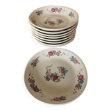 9 Pillivuyt “Orient” skullcap plates
