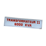 Enamelled plate transformer