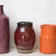 Vase en grès couleur sang de boeuf