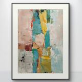 Original painting Modern abstract art Stael