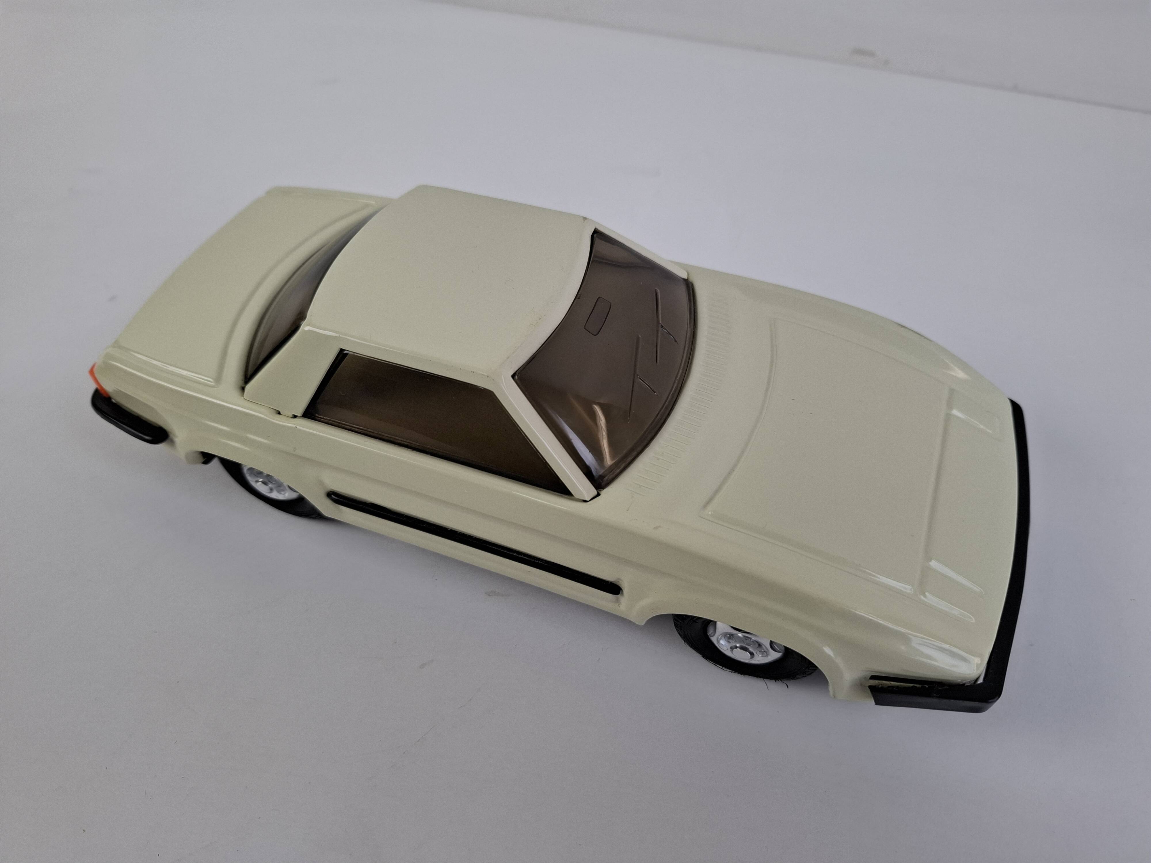 1970s Czechoslovak ITES IGRA Norma Tin Friction Toy Car Mid Century Modern