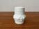 German mid-century white porcelain box with lid and shell motif by Kaiser, 1960s.