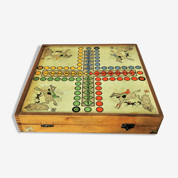 Game box board gamejura small horses, ladies ... year 35/40