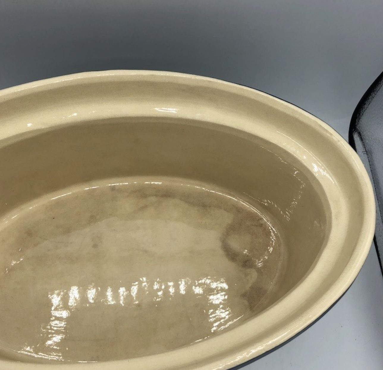 Terrine oval alsace Baeckeoffe blue