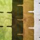1970s gorgeous geometric space age rug in wool. Made in Italy
