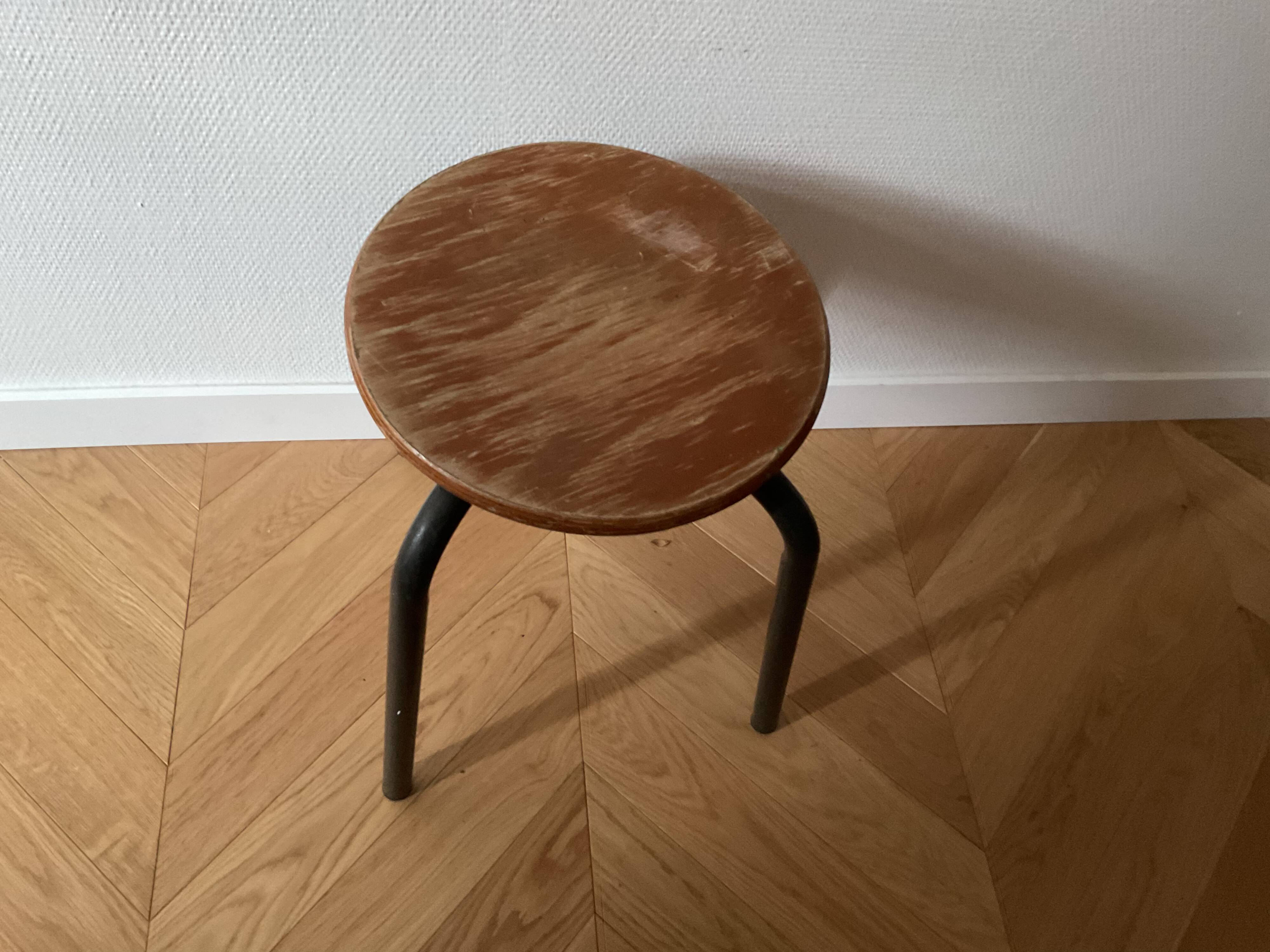 Tabouret industriel, années 50-60