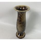 Vintage brown ceramic vase