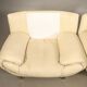 Paire de fauteuils contemporains en similicuir
