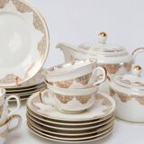 Service à thé porcelaine allemande Rosenthal (21 pièces)