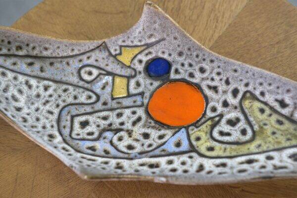 Empty ceramic pocket by Marius Bessone in Vallauris 1950's