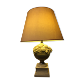 Ceramic fruit bowl lamp