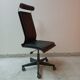 Height-adjustable office chair with caster