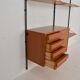 Modular Italian wall shelf, dating from the 60s