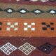 Berber Kilim handmade multicolored wool 119 x 177 cm
