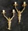 gold-plated bronze appliques Art Nouveau