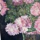 Oil on panel by r fescheux still life bouquet of flowers