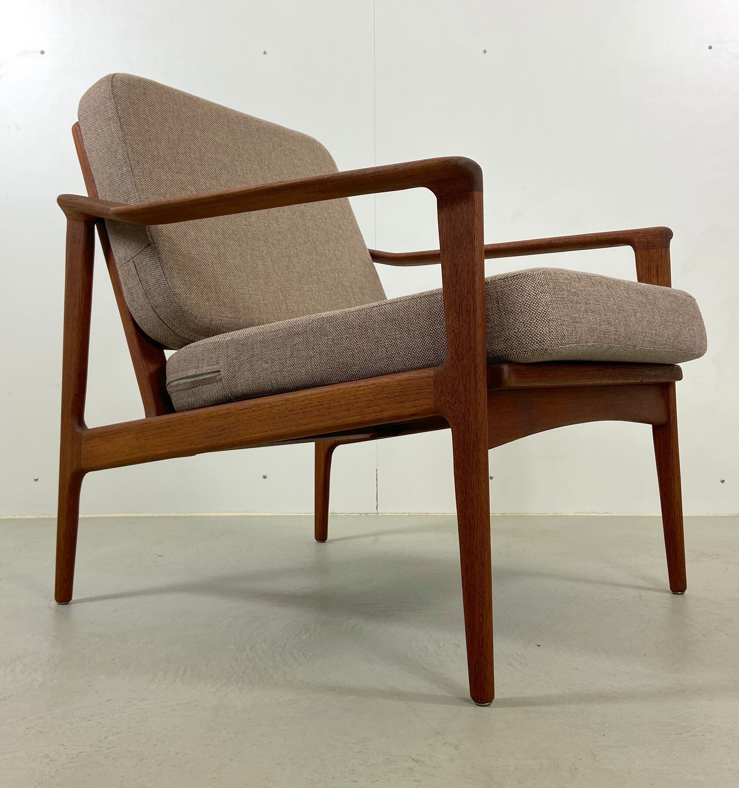 Danish teak armchair by Ib Kofod-Larsen for Selig
