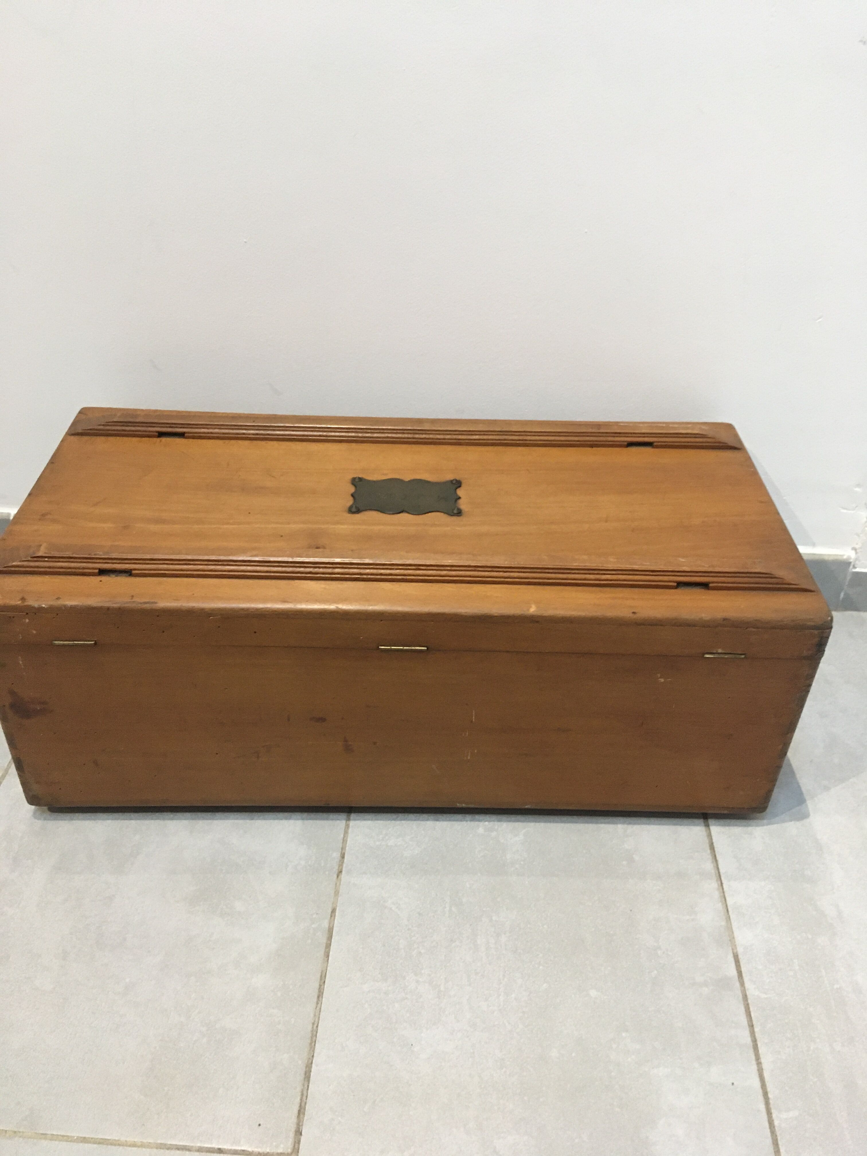Old military travel box