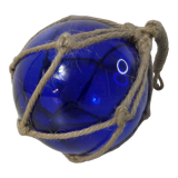 Blue Glass Ball Float for Water Garden