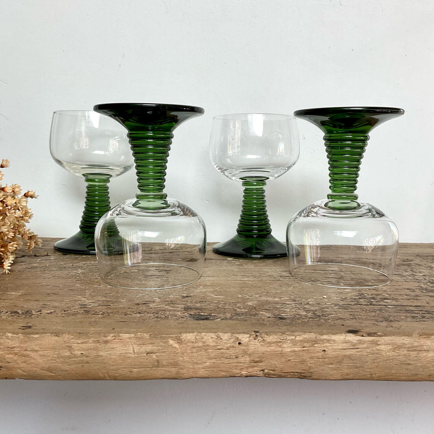 4 Alsace Roemer glasses