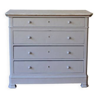 Marble chest of drawers
