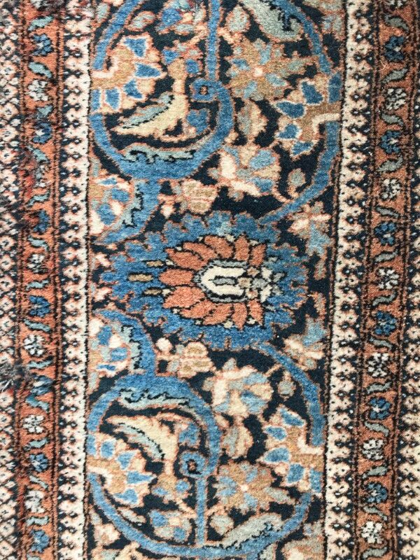 Former carpet Persian Kashan end done hand 134 X 208 CM