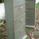 Workshop cabinet 4 swivel drawers in iron JEC 1960