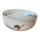 Set of Limoges porcelain bowls