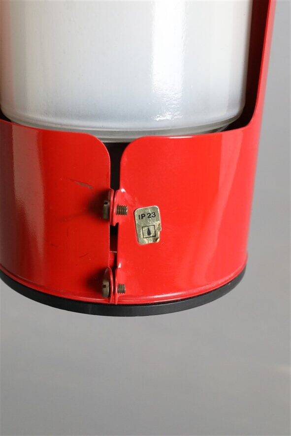 "U 99" Space-Age wall lamp by ABO Randers for indoor and outdoor use / Danish design / 1970s