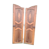 Pair of walnut doors
