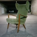 Bergere Chair Scandinavian wing chair