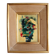 Framed abstract floral composition, around the 60s/70s.