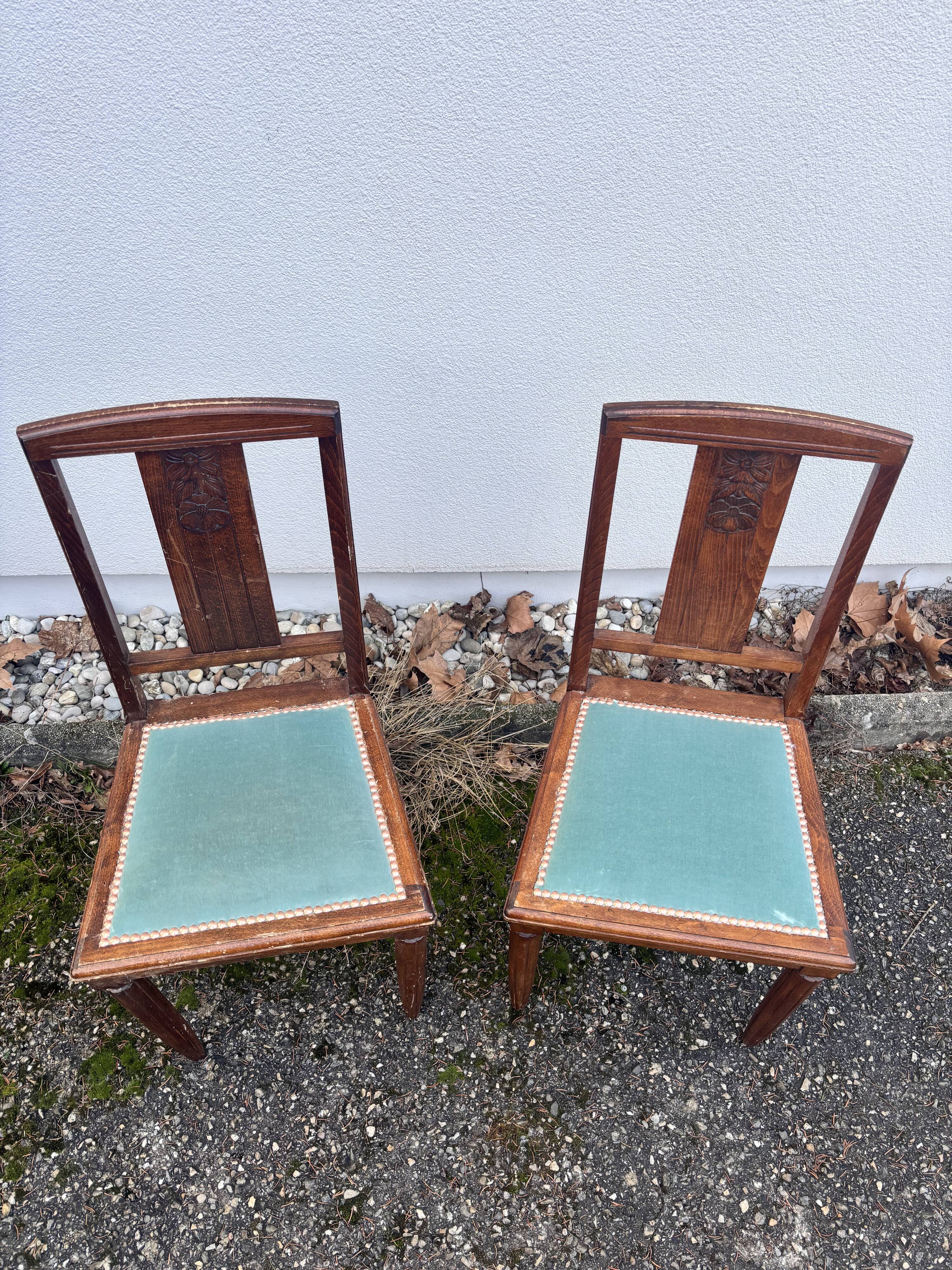 Pair of Art Deco chairs