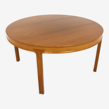 Table basse scandinave en chêne Suède 1960