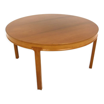 Table basse scandinave en chêne Suède 1960