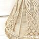 Cotton rope portable lamp, 3 M fabric cable