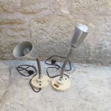Cogit pair of vintage lamps, workshop, loft, lab, 1950s/60s
