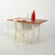 Scandinavian folding table in teak
