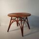 Rattan coffee table circa 1955