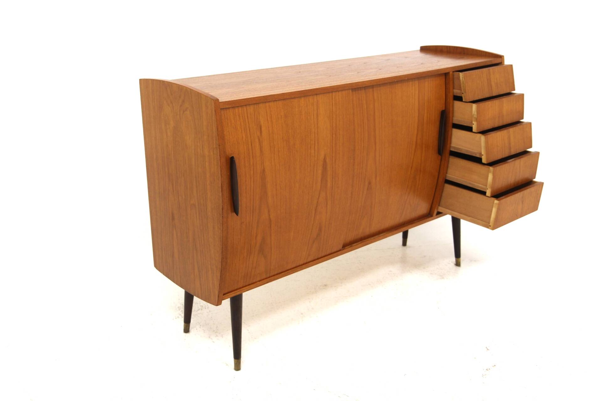 Enfilade scandinave "Roulette" en teck, Möbel-Ikea, Suède, 1960
