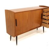 Scandinavian "Roulette" sideboard in teak, Möbel-Ikea, Sweden, 1960