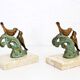 Bookends "birds" in regulation and marble 60s