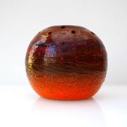Vase en céramique d'art potier du milieu du siècle de Tilgmans