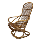 1960s rattan armchair