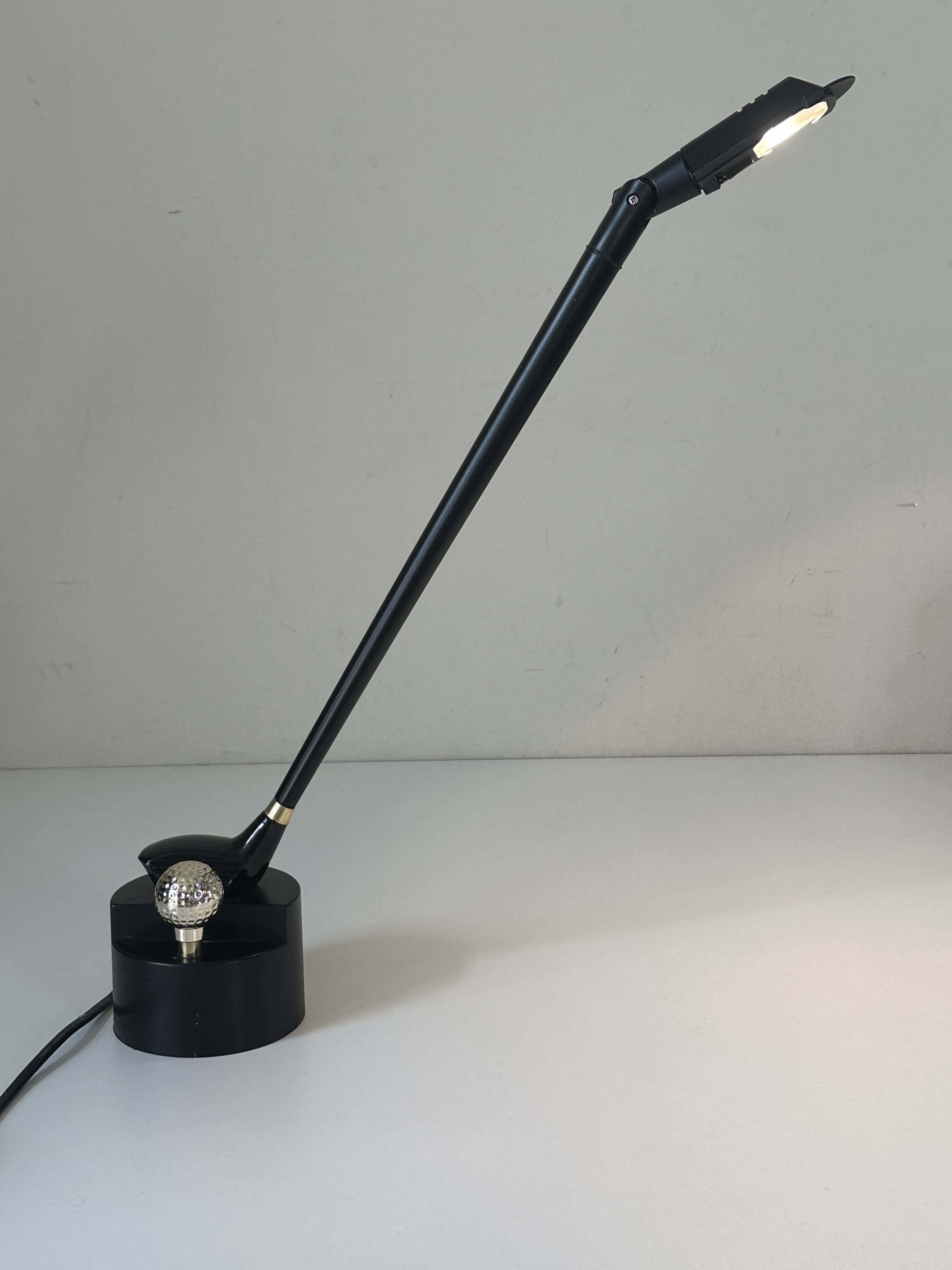 Vintage design golf lamp from the 80s