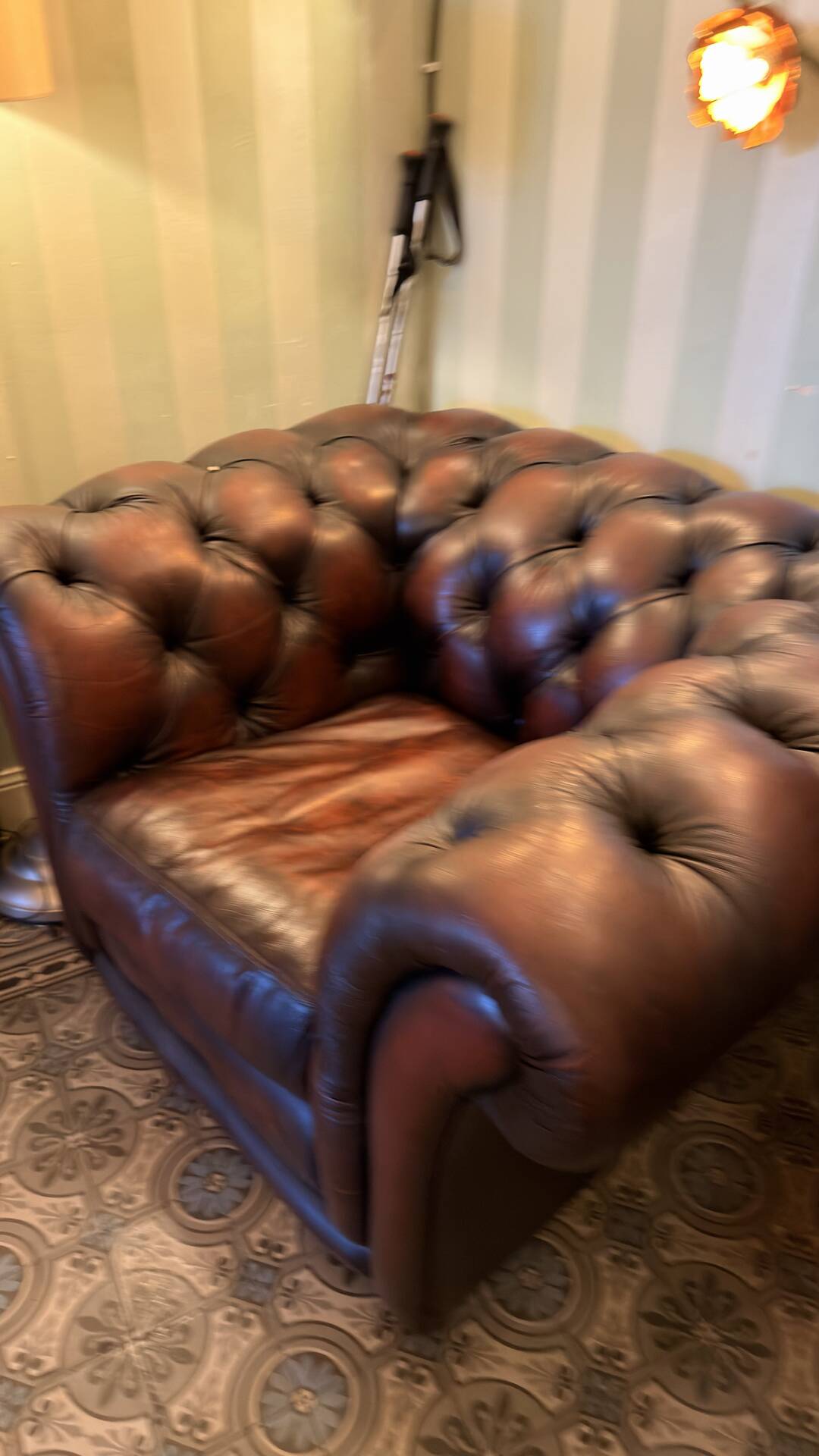 Chesterfield armchair